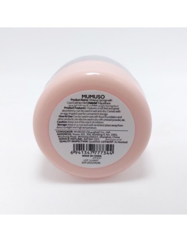 Eponge de Maquillage avec Étui-Rouge Cadmium