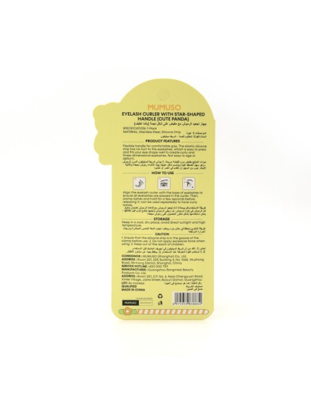 Recourbe-Cils avec Poignée en Forme D'Étoile (Cute Panda)