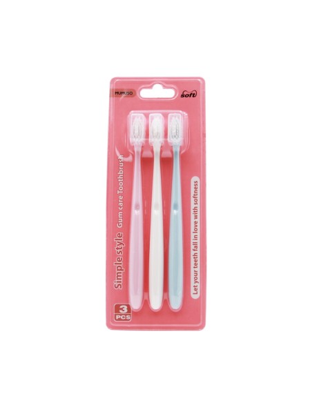 Brosses à Dents Souples (3 Unités)