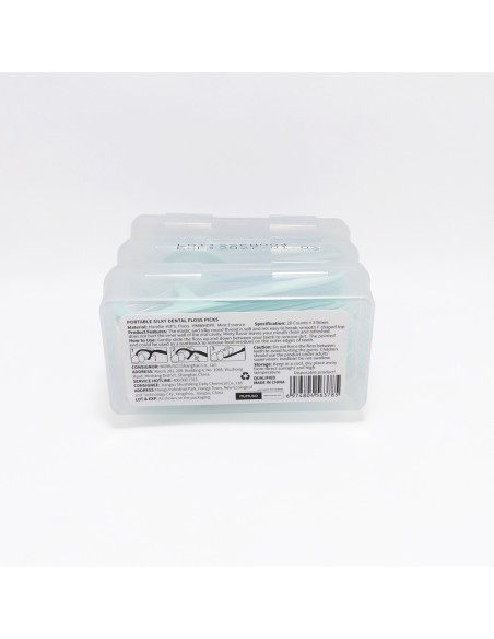 Bâtonnets de Fil Dentaire Portables et Soyeux