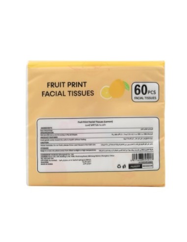 Mouchoirs Imprimés Aux Fruits (Citron)