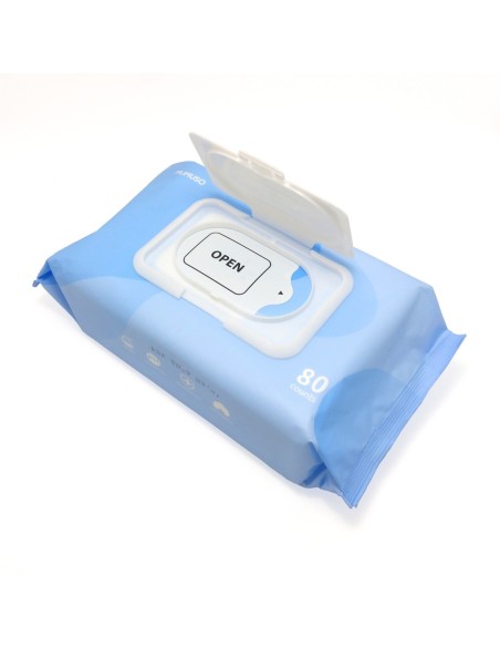 Lingettes Nettoyantes pour Adultes (80 Pièces)
