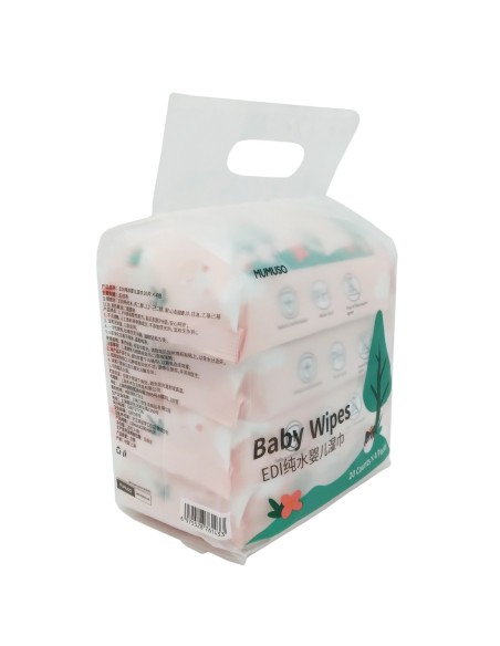 Lingettes pour Bébés (20 Pièces×4 Paquets)