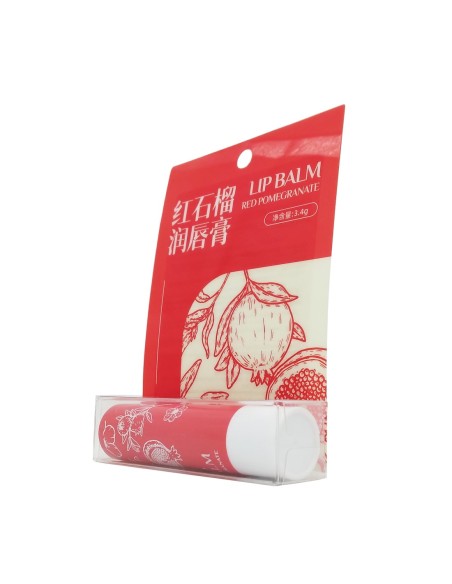 Baume à Lèvres à la Grenade Rouge