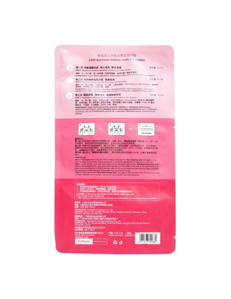 Bandelettes D'Élimination Des Points Noirs en 3 Étapes (Fraise)