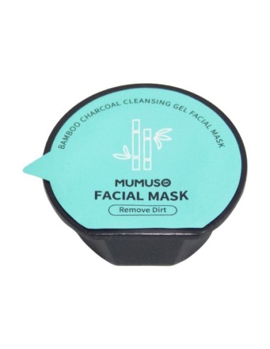 Masque Facial avec Gel Nettoyant Au Charbon de...