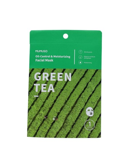 Masque Facial Hydratant et Controleur D'Huile Au Thé Vert