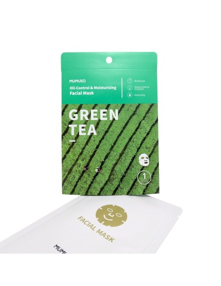 Masque Facial Hydratant et Controleur D'Huile Au Thé Vert