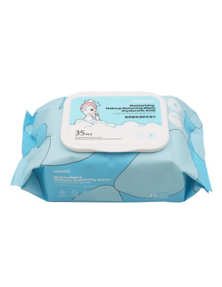 Lingettes Démaquillantes Hydratantes (Acide Hyaluronique/35 Unités)