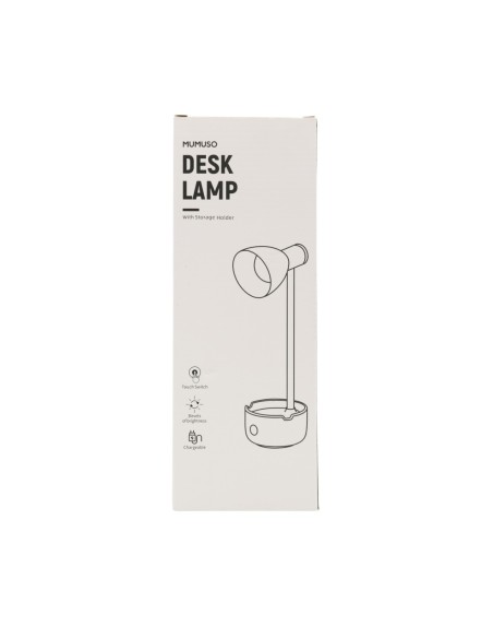 Lampe de Bureau avec Support de Rangement-Rose
