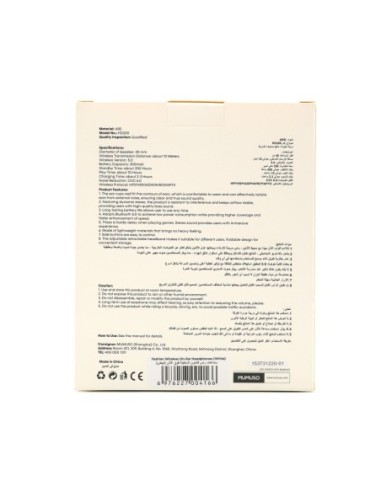 Casque Audio Sans Fil avec Réduction de Bruit...