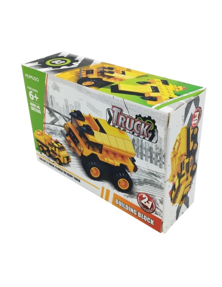 Blocs de Construction 6 en 1 (Camions de Construction)