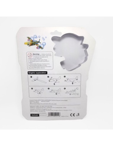 Avion Planeur avec Solution à Bulles (Camouflage)