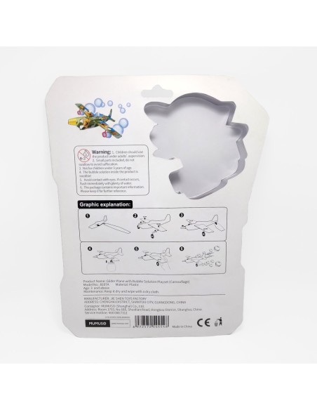 Avion Planeur avec Solution à Bulles (Camouflage)