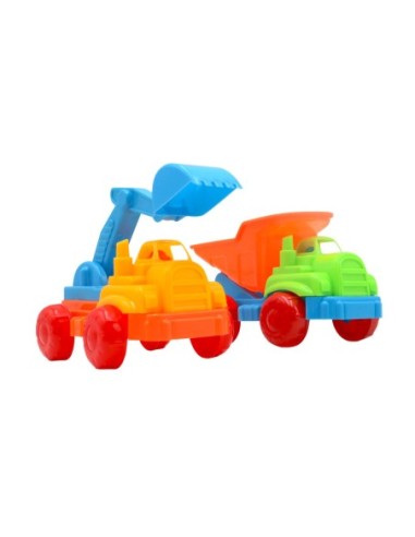 Jouet de Plage Ensemble de Deux Camions