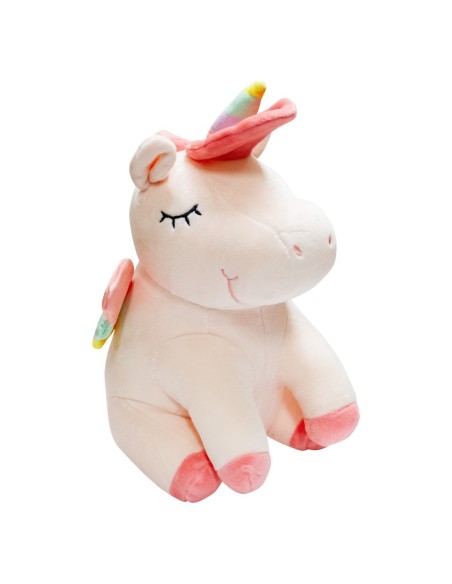 Peluche-Licorne/Rose