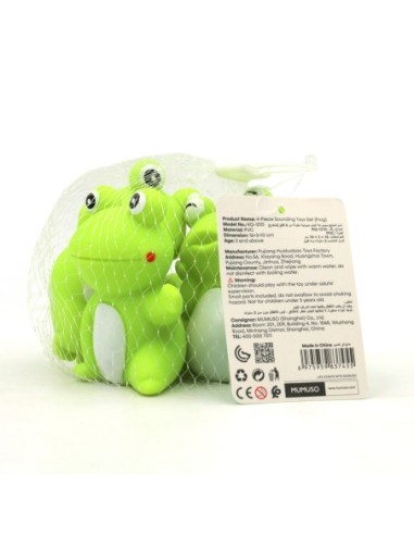 Set de 4 Jouets Sonores (Grenouille)