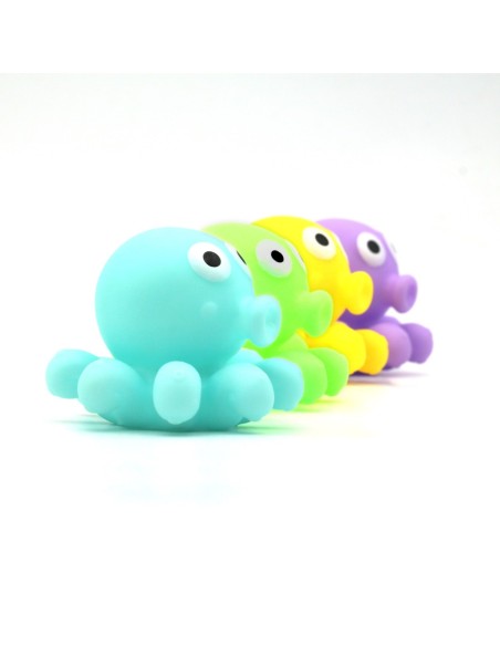 Ensemble de 4 Jouets Sonores (Poulpe)