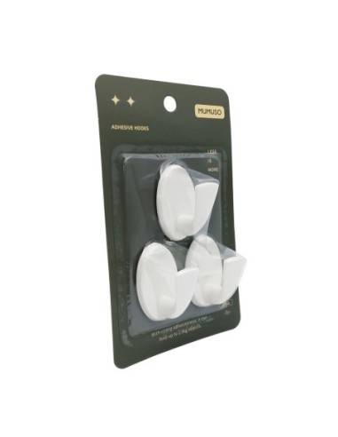 Crochets Adhésifs Ovales (Paquet de 3)