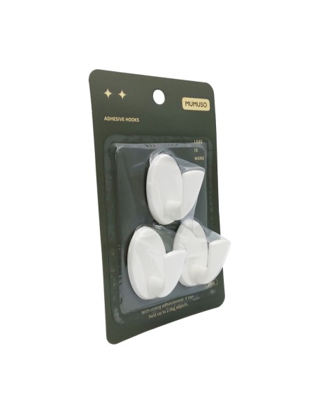 Crochets Adhésifs Ovales (Paquet de 3)