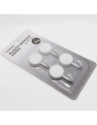 Crochets Circulaires en Plastique (4Pcs)