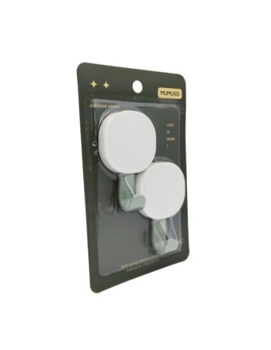 Crochets Adhésifs Carrés (Paquet de 2)