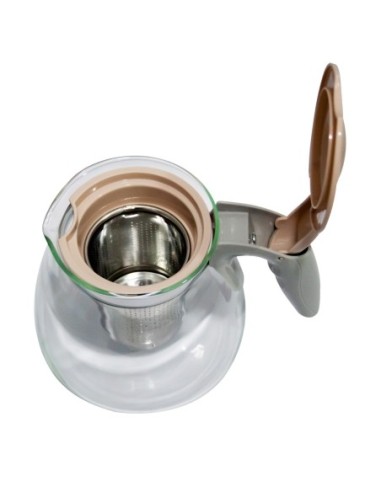 Théière en Verre avec Infuseur (900 Ml/Abricot...