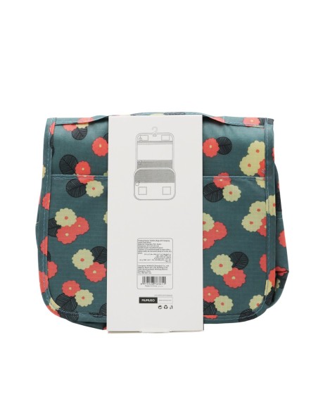 Trousse de Toilette avec Crochet de Suspension (Fleuri)