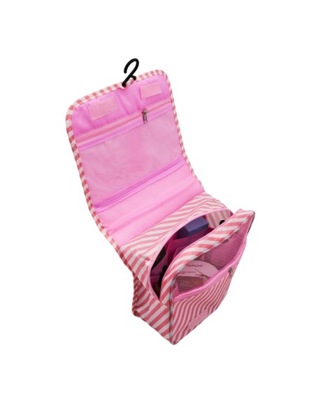 Trousse de Toilette avec Crochet de Suspension (Rose)