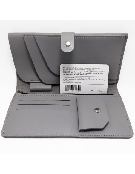 Pochette Longue Multifonctionnelle (Grise)
