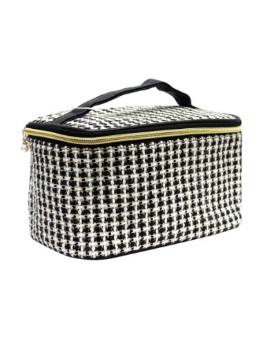 Trousse de Cosmétiques (Tissage Jacquard/Noir)