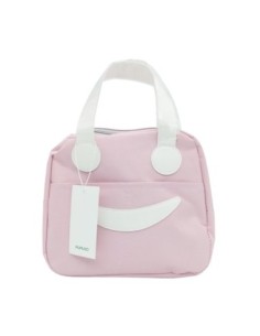 Sac à Lunch Visage Souriant - Rose