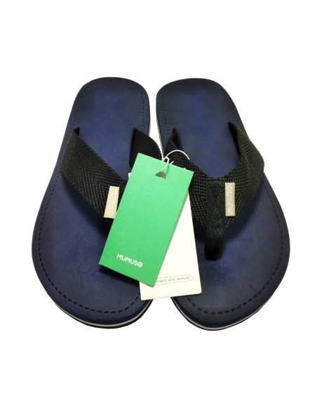 Tongs pour Hommes Sergé Bleu Marine Pointure 40