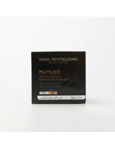 Crème de nuit revitalisante à la bave d'escargot