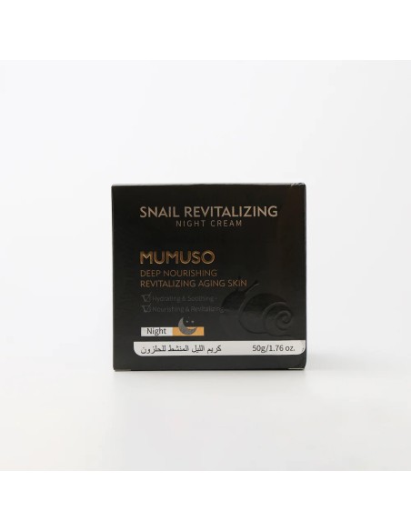 Crème de nuit revitalisante à la bave d'escargot