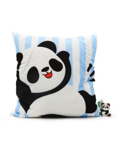 Coussin Détachable Panda Bleu