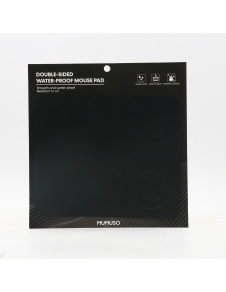 Tapis de Souris Double Face Étanche (Noir)