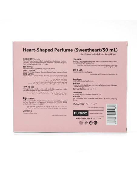 Sweetheart - 50 mL - Parfum en forme de cœur .