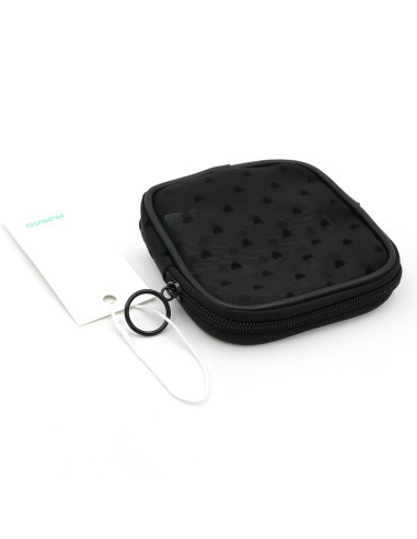 Petite Trousse pour Cosmétiques (Coeur/Noir)