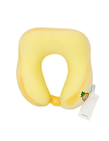 Oreiller de Voyage Cervical En Mousse À Mémoire De Forme (Ananas)