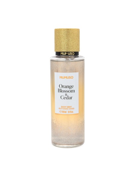 Brume Corporelle Série Pailletée (Fleur D'Oranger & Cèdre/250 Ml)