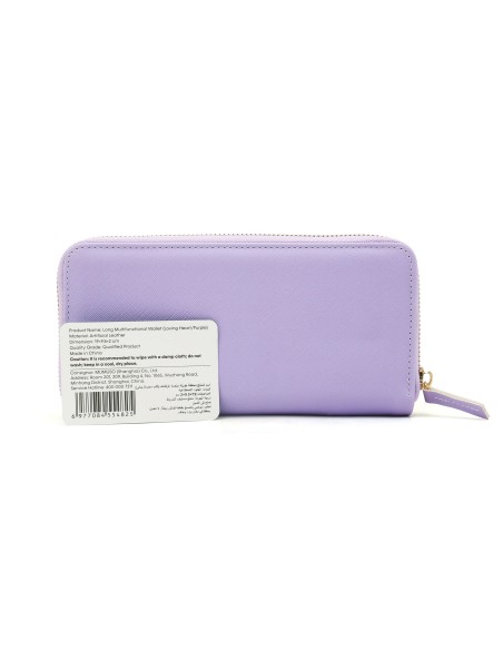 Portefeuille Long Multifonctionnel (Loving Heart/Violet)