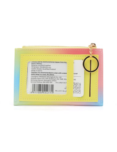 Porte-Monnaie Multifonctionnel À Fermeture...