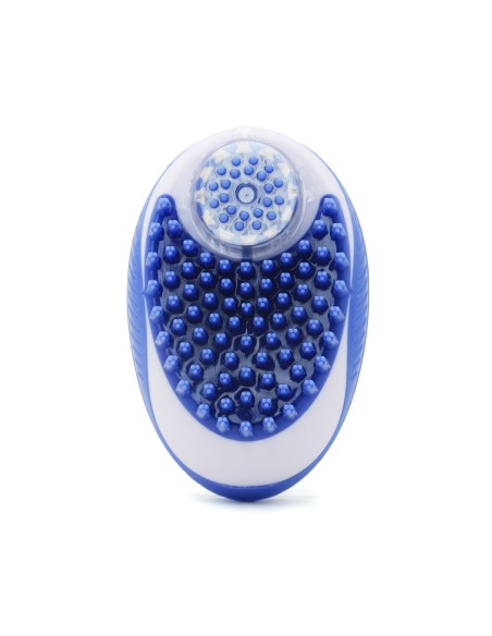 Brosse de Bain et de Massage pour Animaux de Compagnie (Bleu)