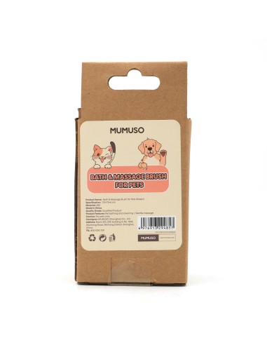 Brosse de Bain et de Massage pour Animaux de...