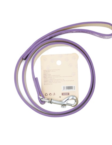 Laisse pour Chien Cuir PU Violet