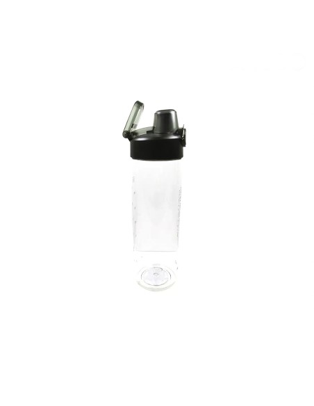 Bouteille D'Eau Sport en Plastique avec Couvercle Rabattable 800 Ml / Noir