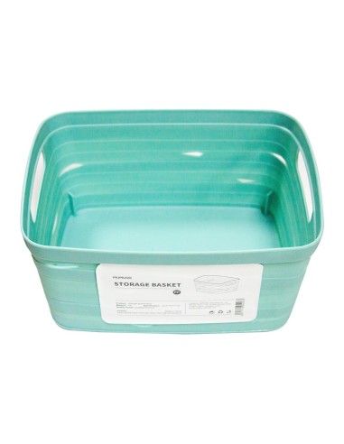 Panier de Rangement Bleu-Vert