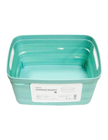 Panier de Rangement Bleu-Vert