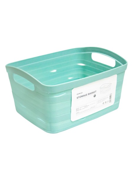 Panier de Rangement Bleu-Vert